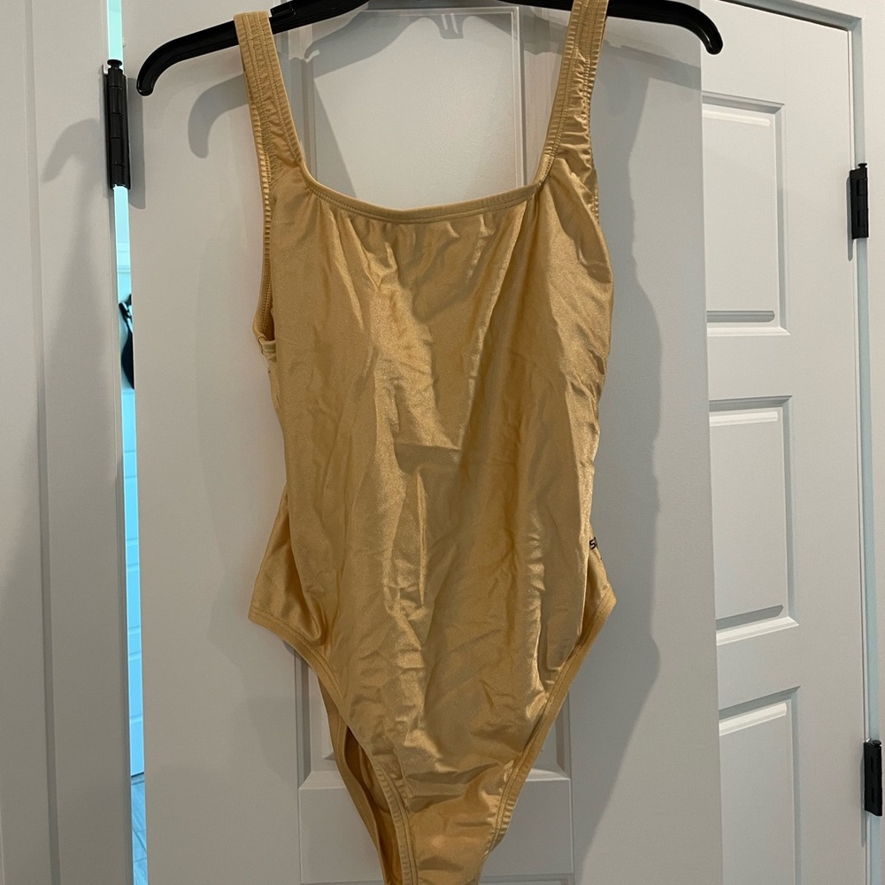 Gold Speedo One Piece